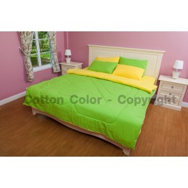 ชุดผ้าปูที่นอน Cotton color รุ่น Pear Lemon Fizz